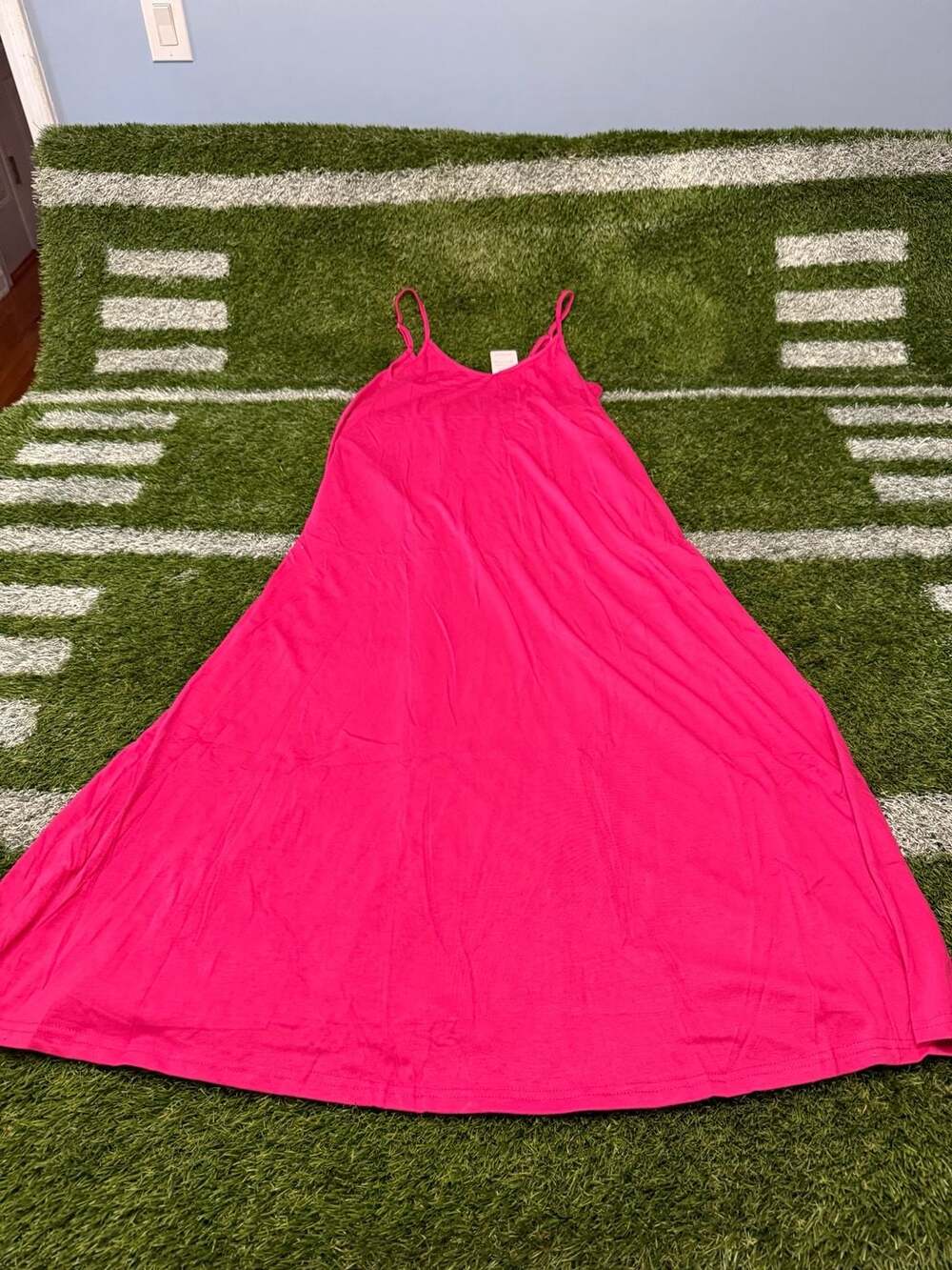 V-Neck Spaghetti Strap Maxi Dress